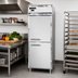 Thumbnail image #2 for Continental Refrigerator DL1WE-SA-HD Designer Line One-Section Extra-Wide Heated Holding Cabinet with Half Doors