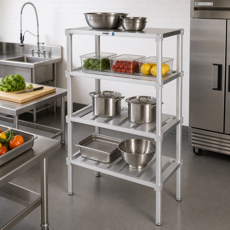 Product image #2 for Channel BA2054 54-Inch x 20-Inch T-Bar Adjustable Aluminum Shelf
