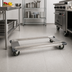 Thumbnail image #2 for Quantum Stainless Steel Dolly Frame, 48 x 18 Inch, Without Casters