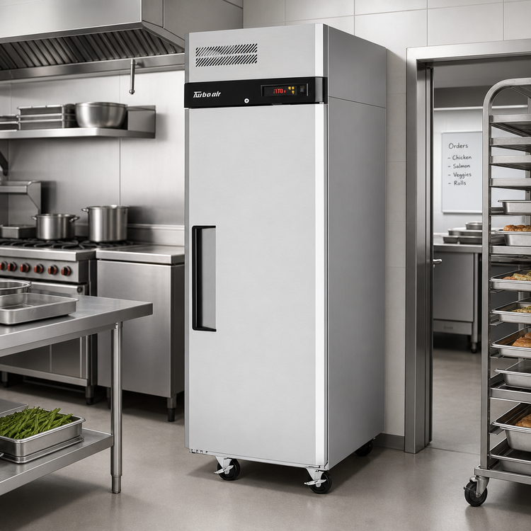 Product image #2 for Turbo Air M3 Series Pass-Thru Heated Holding Cabinet, 1-Section, 22.7 Cu. Ft., Solid Doors