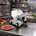 Thumbnail image #2 for Trento 12-Inch Manual Gravity Feed Meat Slicer, Belt Driven, 1/3 HP, 120V