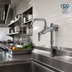 Thumbnail image #2 for T&S Brass B-0155-CR Add-On Faucet for Pre-Rinse Units, 6-Inch Swing Nozzle