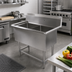Thumbnail image #2 for John Boos Pro-Bowl 2-Compartment Floor-Mount Stainless Steel Sink with 30 in. x 24 in. x 14 in. Compartments