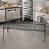 Thumbnail image #2 for Quantum 72-Inch W x 24-Inch D Green Epoxy Antimicrobial Wire Shelf