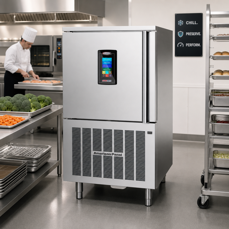 Product image #2 for HURRiCHiLL Reach-In Self-Contained Blast Chiller/Shock Freezer, 70 lb Capacity, 208V