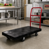 Thumbnail image #2 for Rubbermaid Commercial Heavy Duty 48 x 24 Inch Platform Truck with 8-Inch Polyolefin Casters, 2,500 lb Capacity, Black