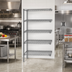 Thumbnail image #2 for Eagle Valu-Master 5-Tier Add-On Wire Shelving Unit, 30W x 18D x 74H, Pewter Gray Epoxy
