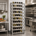 Thumbnail image #1 for Channel WSS-1152 All-Welded Aluminum Wine Storage Shelving Rack, 110-Bottle Capacity