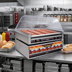 Thumbnail image #2 for Roll-A-Grill 16-Roller Hot Dog Roller Grill with GripsIt Coated Rollers, 75 Capacity, 220V