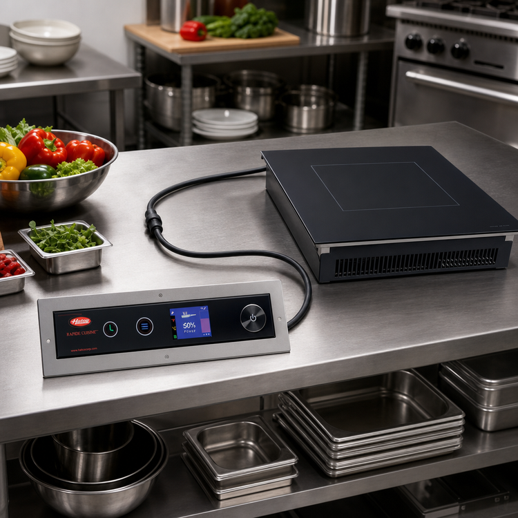 Product image #2 for Hatco Rapide Cuisine Drop-In Countertop Single Burner Induction Range, 120V, 1440W