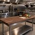 Thumbnail image #2 for Boos Block American Black Walnut Blended Rails Edge Grain Kitchen Countertop, 96 x 30 x 1-1/2 Inch, Penetrating Oil Finish