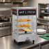 Thumbnail image #2 for Nemco 6455-2 Countertop Pass-Thru Heated Food Merchandiser with 3 Shelves
