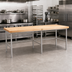 Thumbnail image #2 for John Boos Stainless Steel Baker's Table Frame for 96