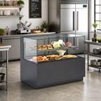 Thumbnail image #2 for Structural Concepts Reveal® NR6040RSV 59-3/4-Inch Freestanding Full-Service See-Thru Refrigerated Service Case, Self-Contained, 1 Shelf