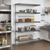 Thumbnail image #2 for Eagle Group Valu-Master 4-Tier Add-On Wire Shelving Unit, 42 x 24 x 74 Inches, Pewter Gray Epoxy Finish