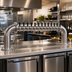Thumbnail image #2 for Perlick 4065-20 Pass-Thru Glycol-Cooled Countertop Draft Beer Tower, 20 Faucets