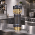 Thumbnail image #2 for Glastender Rembrandt 3-Faucet Air-Cooled Draft Dispensing Tower with Surface-Mount Drain Pan, Mirror Finish