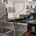 Thumbnail image #2 for BK Resources OptiFlow Single-Hole Deck Mount Swing Arm Pre-Rinse Assembly with 10-Inch Add-On Faucet