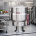 Thumbnail image #2 for Crown EP-100 100 Gallon Electric 2/3 Jacketed Stationary Pedestal Kettle
