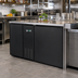 Thumbnail image #2 for Serv-Ware 61-Inch Two-Door Back Bar Bottle Cooler with Stainless Steel Top