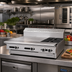 Thumbnail image #2 for Garland Cuisine Series 36-Inch Heavy Duty Modular Top Gas Range with 2 Open Burners and 2 Hot Tops