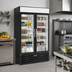 Thumbnail image #3 for Beverage-Air MarketMax Dual-Temp 2-Section Reach-In Glass Door Refrigerator/Freezer Merchandiser, 52 Inch, Bottom Mount