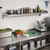 Thumbnail image #2 for Eagle Group 60-Inch Wall-Mounted Shelf, 10-Inch Deep, 14-Gauge 304 Stainless Steel