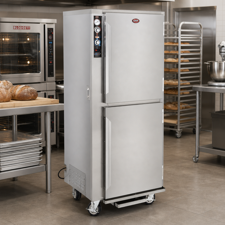 Product image #2 for Mobile Humidified Proofer/Heater Cabinet, 4 Full-Size Sheet Pan Capacity, Stainless Steel
