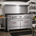 Thumbnail image #2 for Southbend Ultimate 60-Inch Gas Restaurant Range with 4 Pyromax Burners, 24-Inch Griddle/Broiler, and 2 Convection Ovens