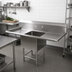 Thumbnail image #2 for John Boos Pro-Bowl 1-Compartment Stainless Steel Sink with Dual Drainboards, 69-1/4 Inch Wide