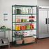 Thumbnail image #2 for Eagle Red-i-Pak 5-Tier Stationary Wire Shelving Unit, 60W x 18D x 74H, Green Epoxy