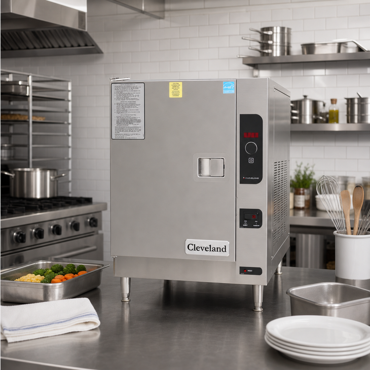Product image #2 for SteamChef 6 Boilerless Electric Countertop Convection Steamer, 1 Compartment, 6-Pan Capacity