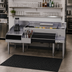 Thumbnail image #2 for Glastender All-In-One Underbar Ice Bin/Cocktail Station with Blender Station, 72 Inch Wide, Stainless Steel