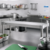 Thumbnail image #3 for Eagle Group Quik-Set 54 x 24 Inch Flat Solid Shelf with Marine Edge, Gray Epoxy Finish