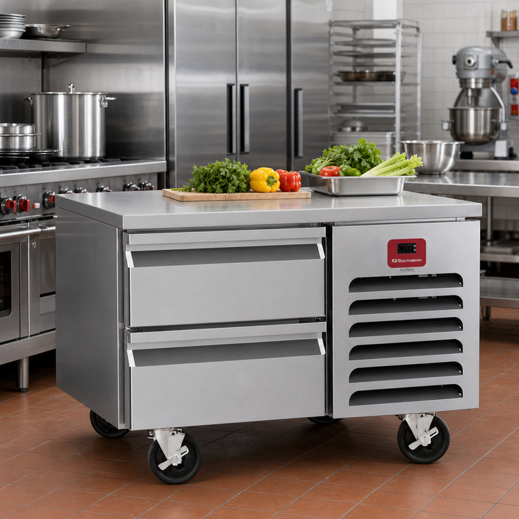 Product image #2 for Southbend Platinum 84-Inch Low-Height Self-Contained Freezer Base with 4 Drawers