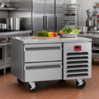 Thumbnail image #2 for Southbend (Middleby) Platinum 30084SB 84-Inch Low-Height Stainless Steel Freezer Base with 4 Drawers and Side-Mounted Refrigeration