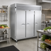 Thumbnail image #2 for Traulsen Spec-Line 76-Inch Wide Three-Section Standard-Depth Reach-In Freezer with Full-Height Solid Doors