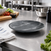 Thumbnail image #2 for 6-Inch Round Coupe Melamine Plate, Matte Gray Marble