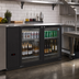 Thumbnail image #2 for Hoshizaki BB59-G 59-1/2-Inch Two-Section Back Bar Cooler with Glass Swing Doors