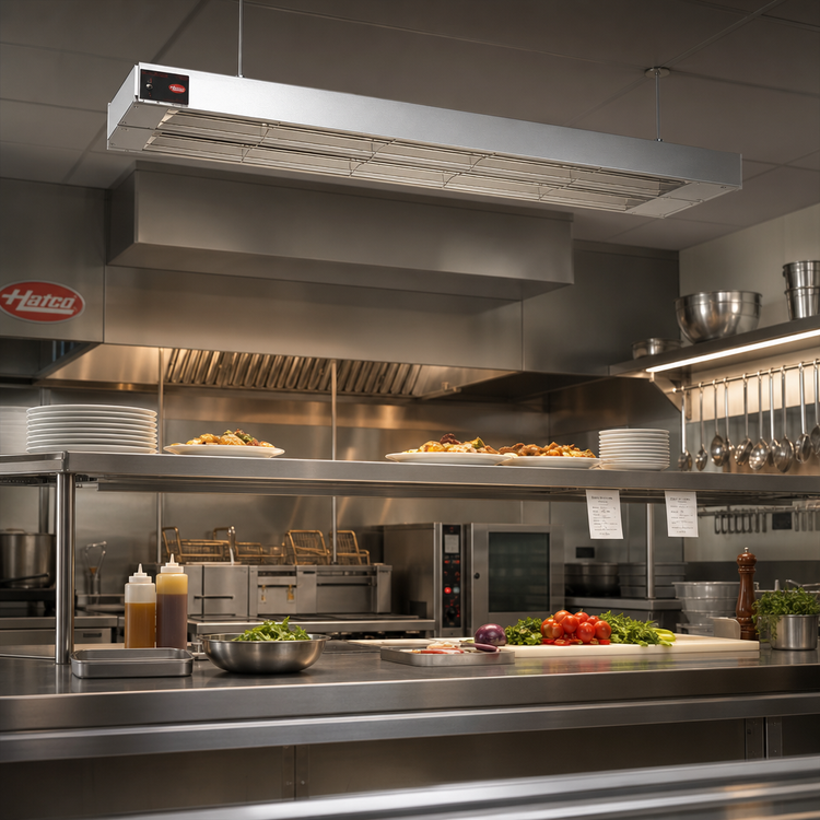 Product image #2 for Hatco Glo-Ray® 96-Inch Double Infrared Strip Heater, 4800 Watts, Aluminum, Unlighted