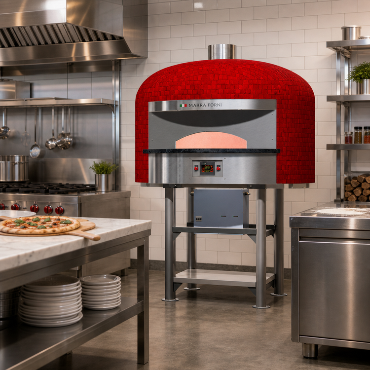 Product image #2 for Marra Forni Neapolitan Freestanding Electric Brick Deck Pizza Oven