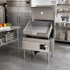 Thumbnail image #2 for Cleveland Range DuraPan SEL30TR 30-Gallon Electric Tilting Skillet with Manual Hydraulic Tilt and Modular Open Base