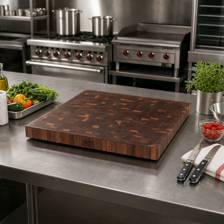Product image #2 for Boos Block End Grain American Black Walnut Island Countertop, 36 x 27 x 2-1/4 Inches