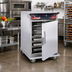 Thumbnail image #2 for Cres Cor H137SUA6D Half-Size Mobile Heated Holding Cabinet with Top-Mount Heater Assembly, Solid Door, and Stainless Steel Construction