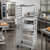 Thumbnail image #2 for Channel Manufacturing Single Section Side-Loading Aluminum Oven Rack, 20-Pan Capacity
