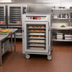 Thumbnail image #2 for Metro C5 6 Series Half-Height Mobile Heated Holding Cabinet with Tempered Clear Glass Doors and Universal Wire Slides