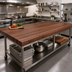 Thumbnail image #2 for Boos Block American Black Walnut Edge Grain Kitchen Countertop, 84 x 36 x 3 Inches