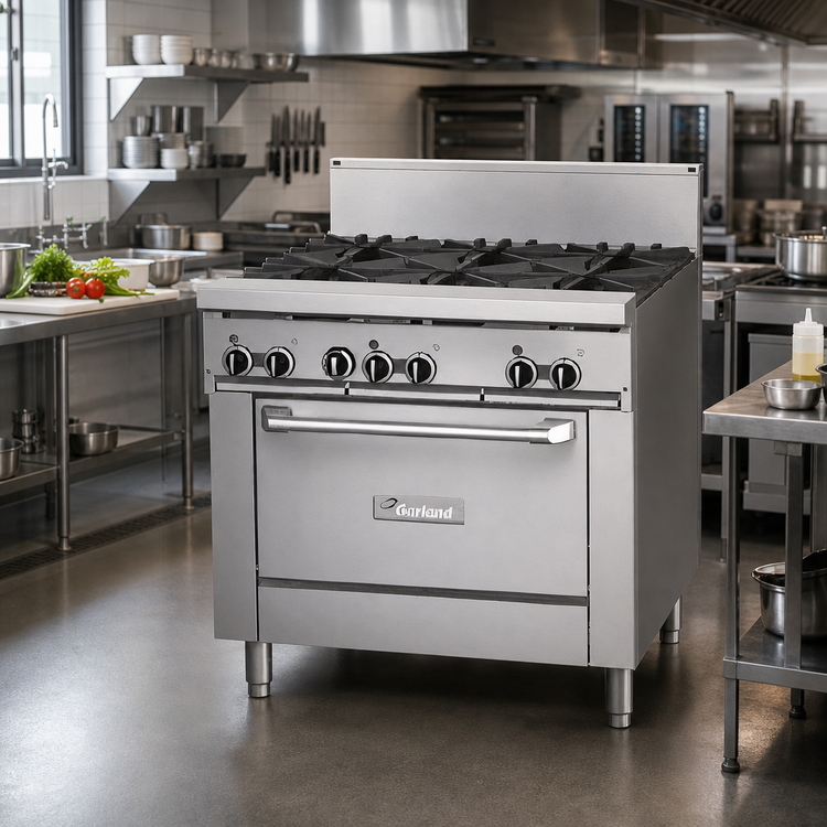 Product image #2 for Garland GF Starfire Pro 36-Inch Modular Gas Range Top with Six Open Burners