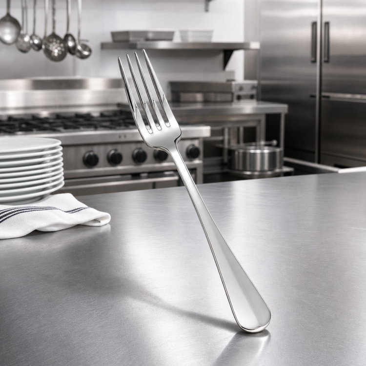 Product image #3 for Stanford European Table Fork, 8-5/8 Inch, Extra Heavy Weight, Mirror Finish, 18/8 Stainless Steel