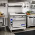 Thumbnail image #2 for 36-Inch Gas Range with 2 Open Burners, 18-Inch Griddle, and Open Cabinet Base